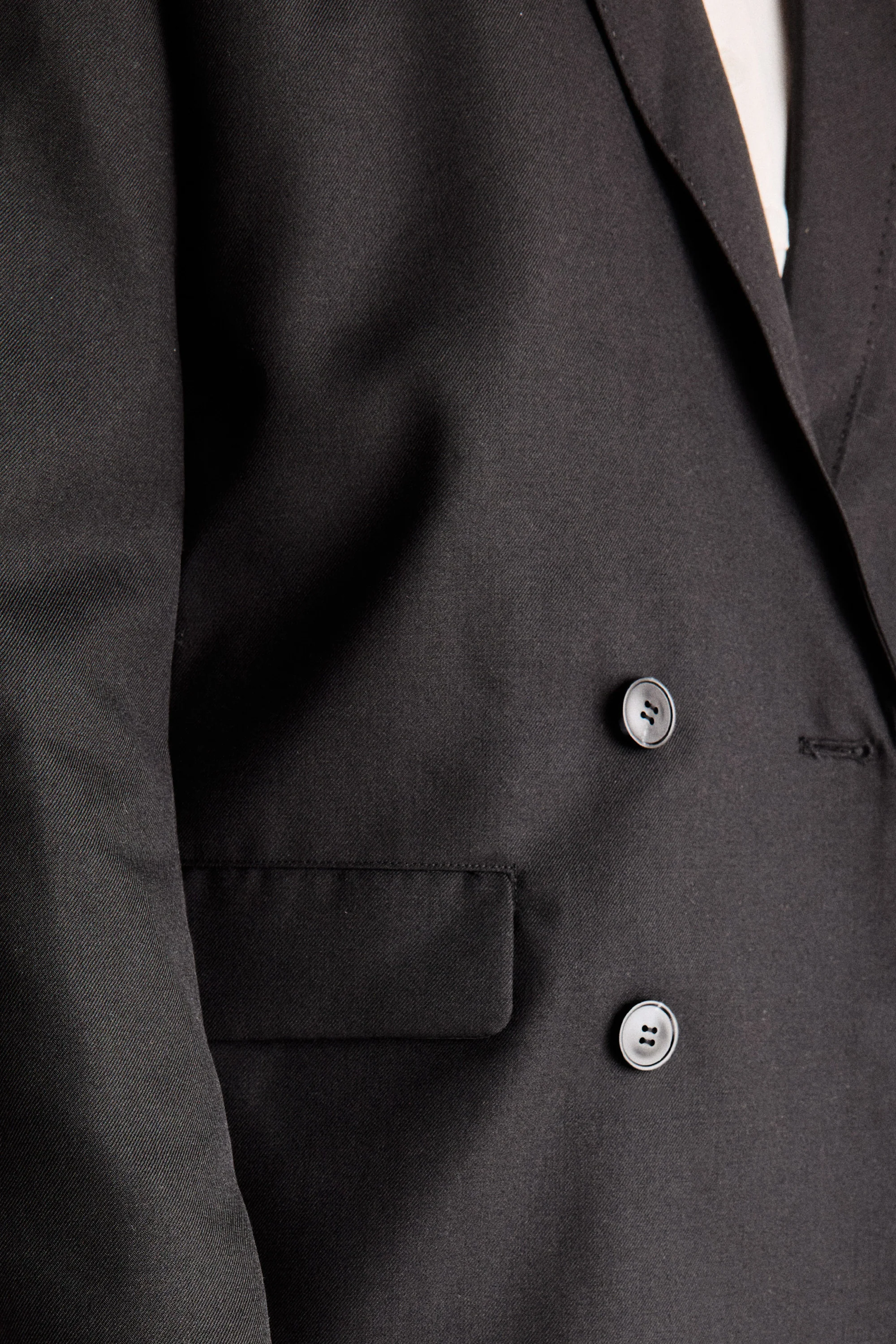 John Double-Breasted Blazer | Black - Image 5