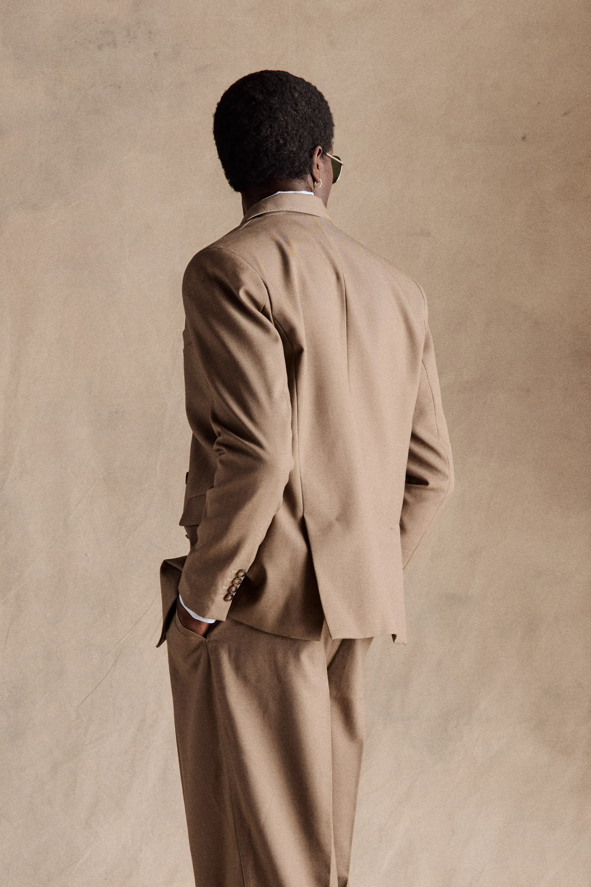 John Double-Breasted Blazer | Light Brown - Image 3