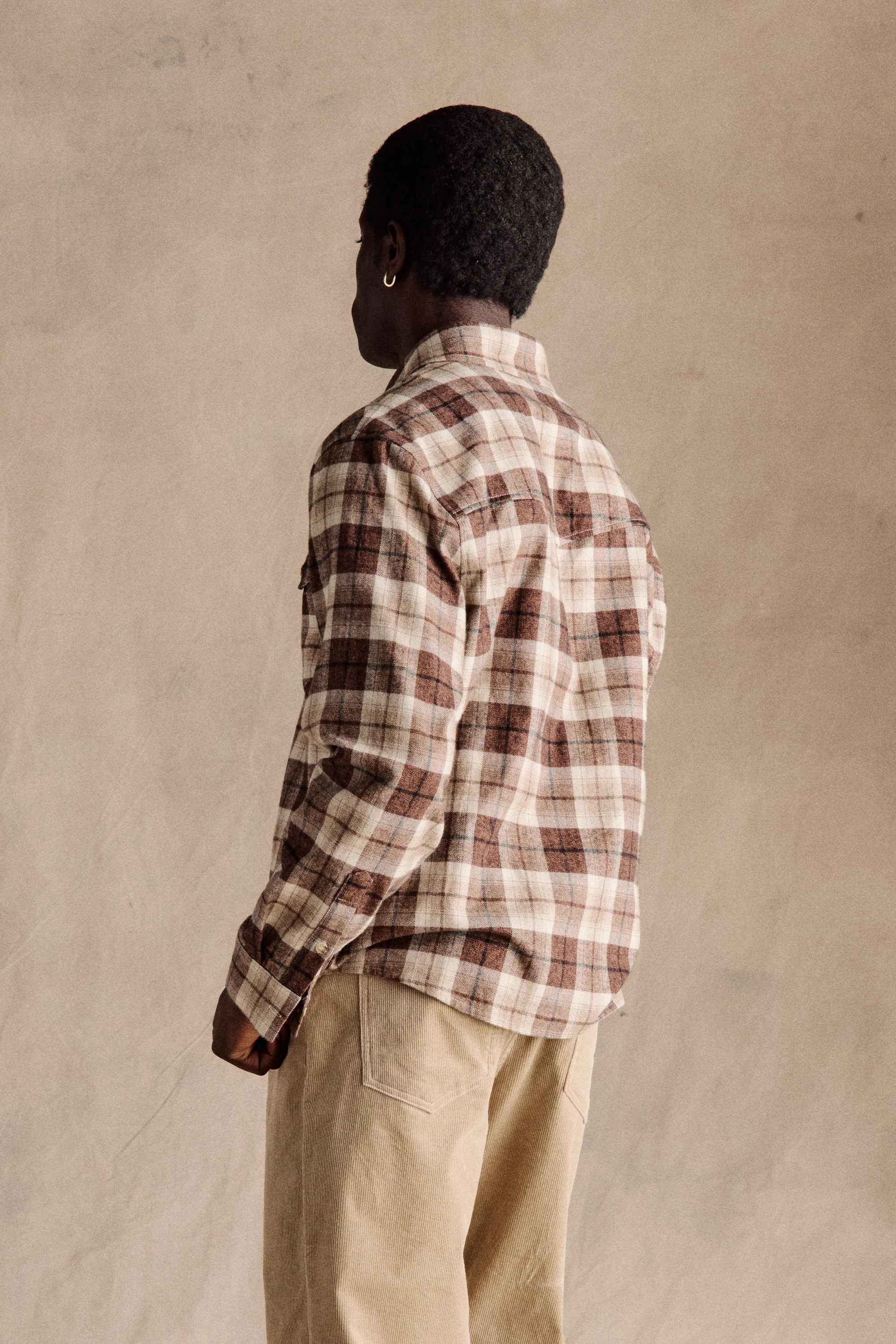 Bickle Flannel Shirt | Brown - Image 3