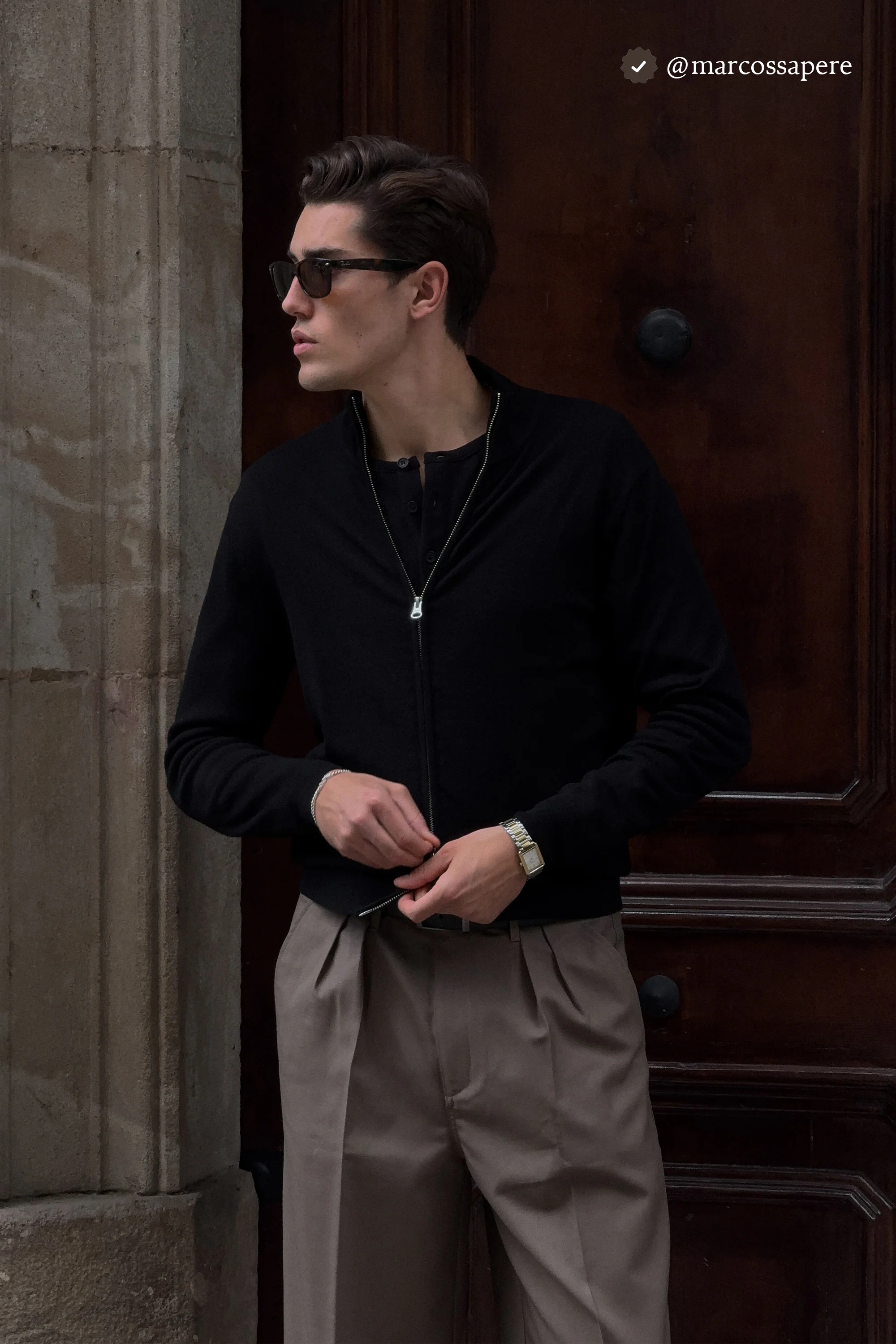 Hawke Slim Zip Vest | Black - Image 5