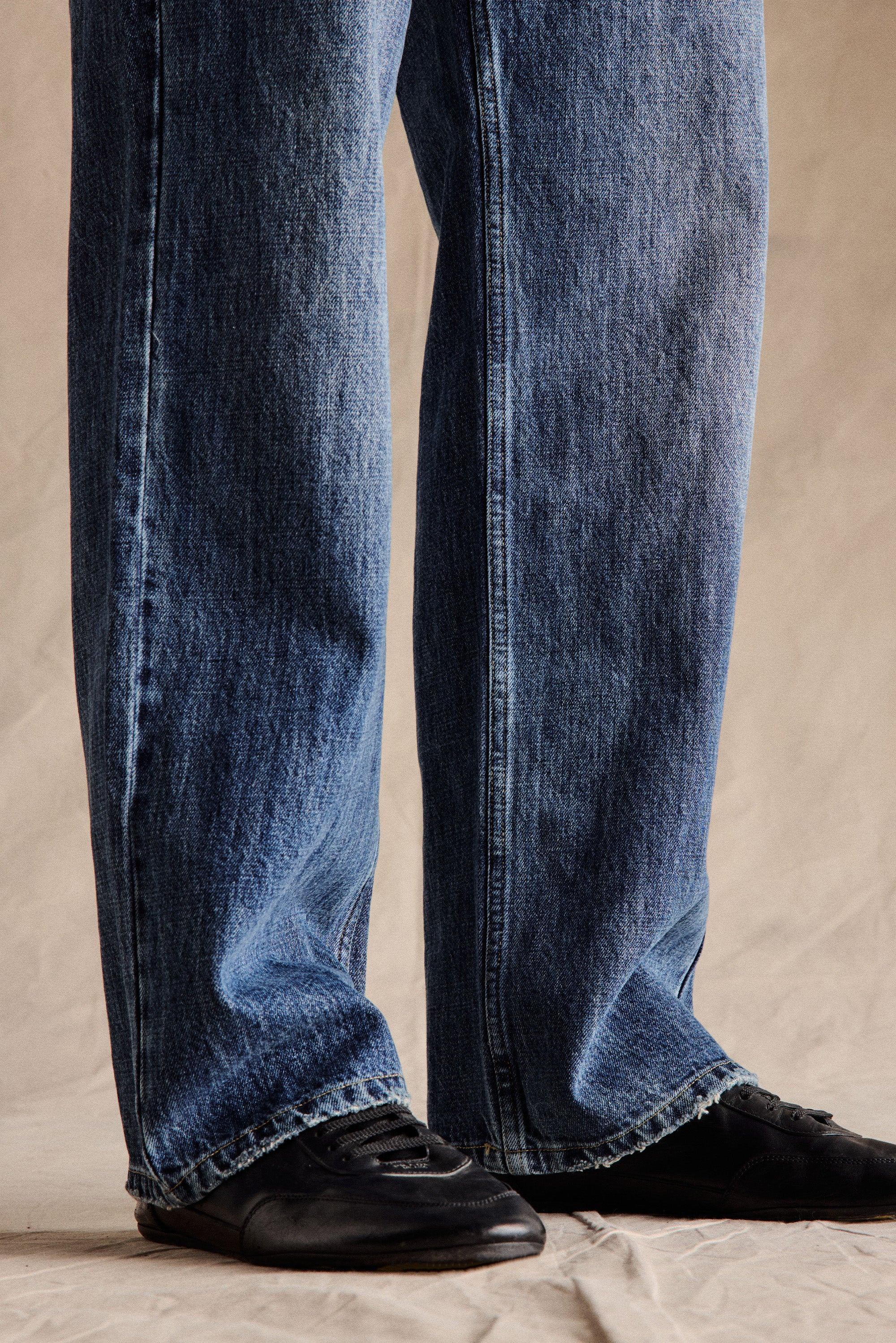 Carol Relaxed Straight Leg Jeans | Dark Blue - Image 6