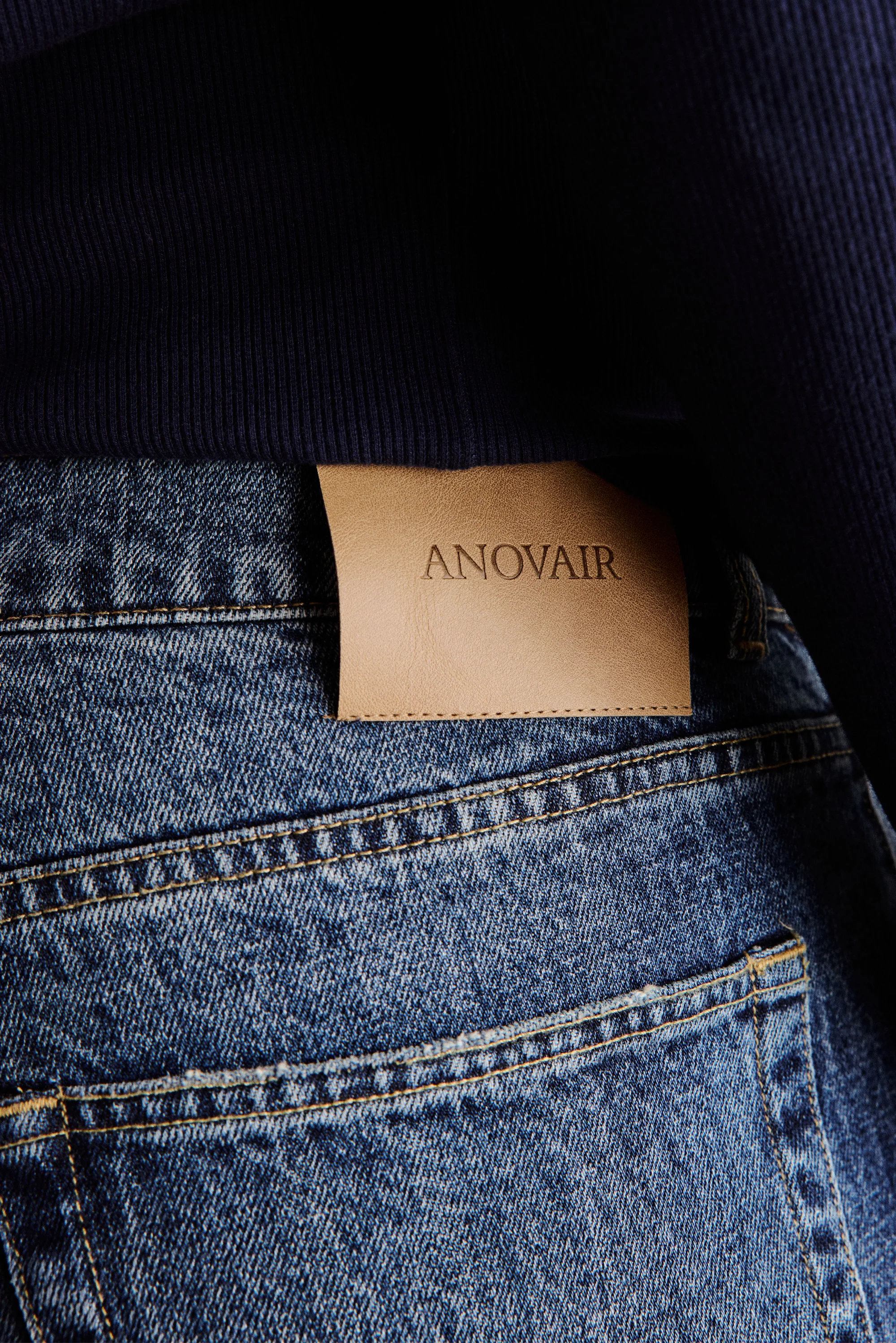 Carol Relaxed Straight Leg Jeans | Dark Blue - Image 7
