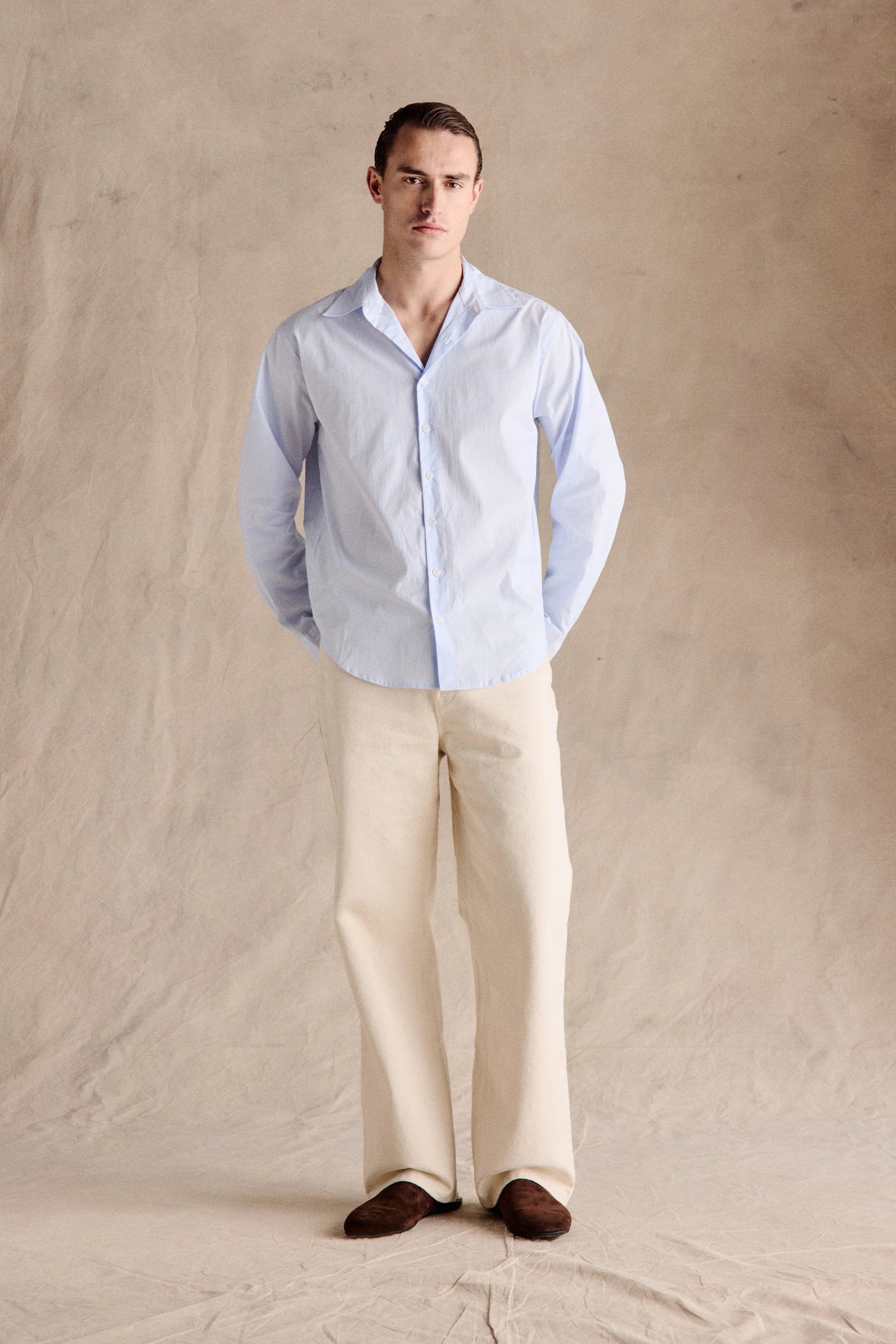 Riviera Relaxed Straight Leg Jeans | Ecru - Image 4